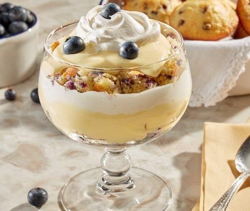 Jiffy Blueberry Muffin Mix Trifle