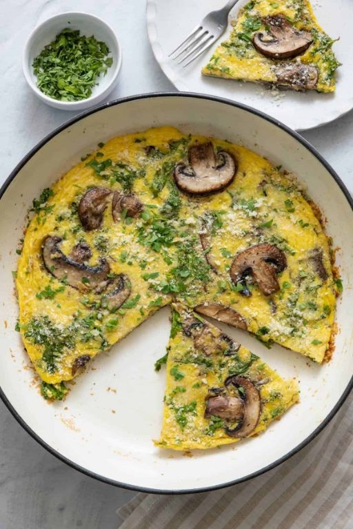 Kale and Mushroom Frittata