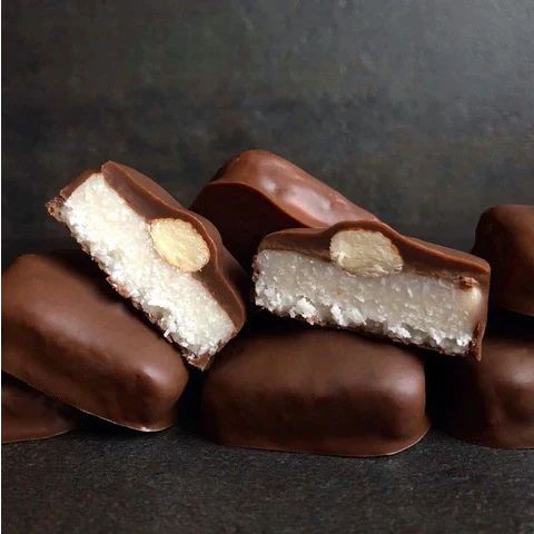 Keto Almond Joy Bars with Sugar-Free Chocolate