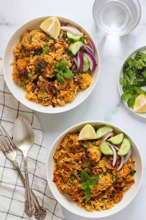 Keto Cauliflower Biryani