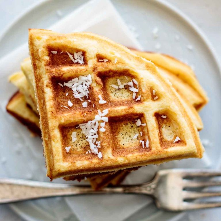 Keto Coconut Flour Waffles