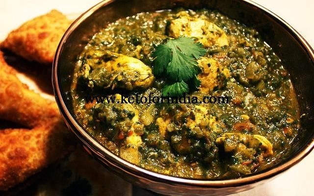 Keto Saag Aloo