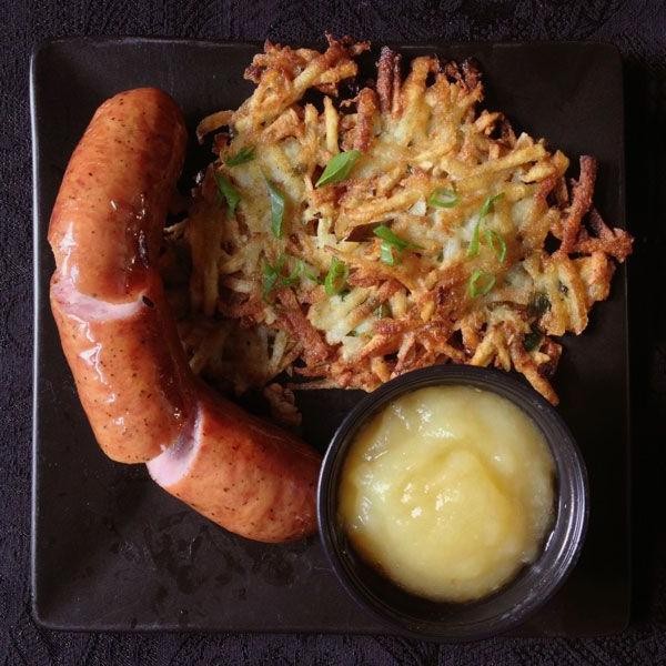 Kielbasa Potato Pancakes
