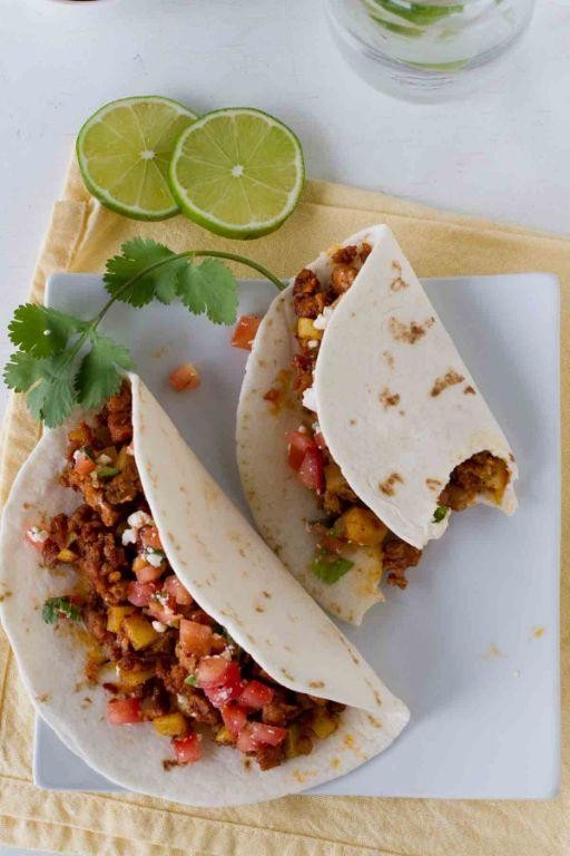 Kielbasa and Potato Tacos
