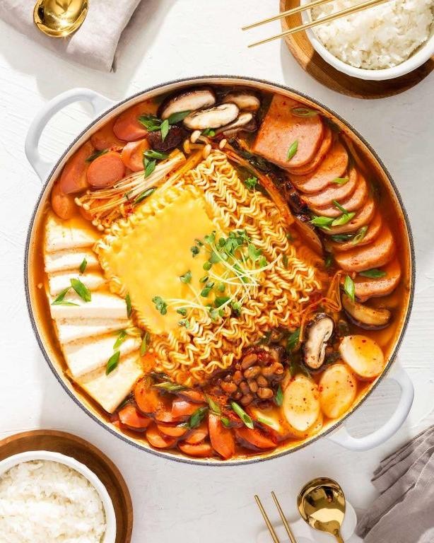 Korean Army Steak Sundubu-Jjigae Fusion