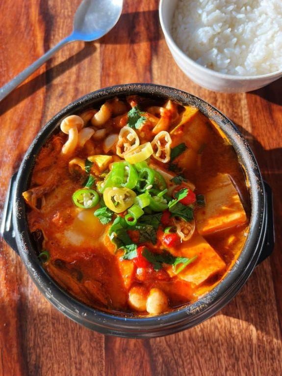 Korean Kimchi and Tofu Stew