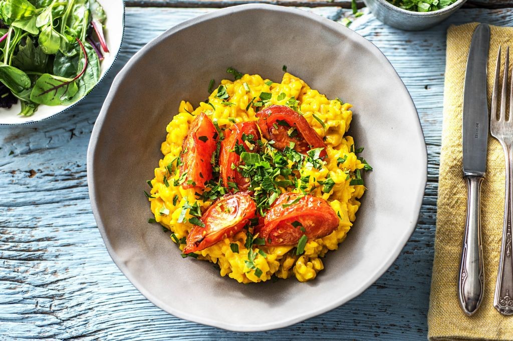 Korma Risotto with Saffron