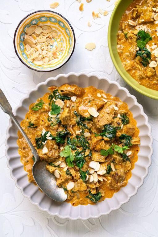 Korma-Style Turkey Curry