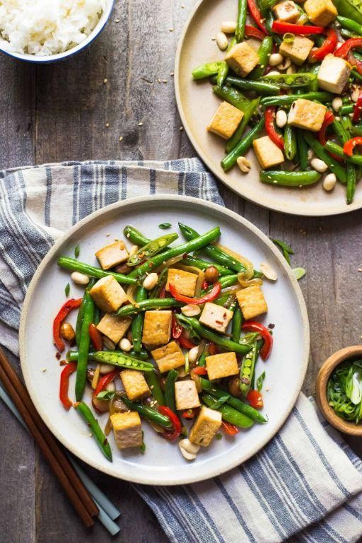 Kung Pao Tofu Blackstone Stir Fry