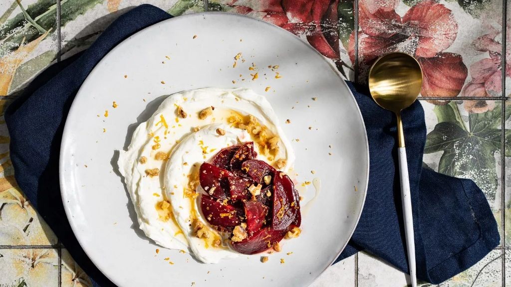 Labneh and Beetroot Dip with Walnuts