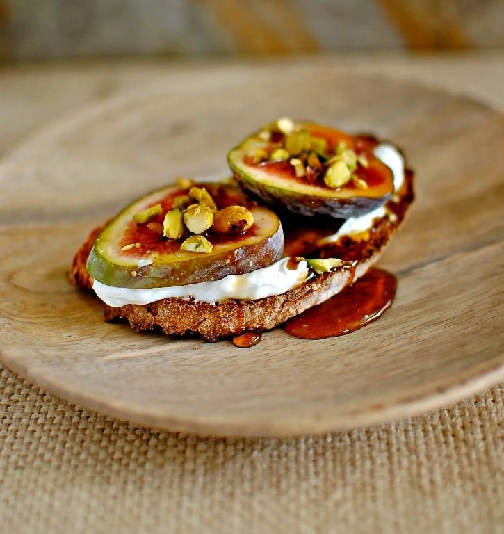 Labneh and Fig Jam Crostini
