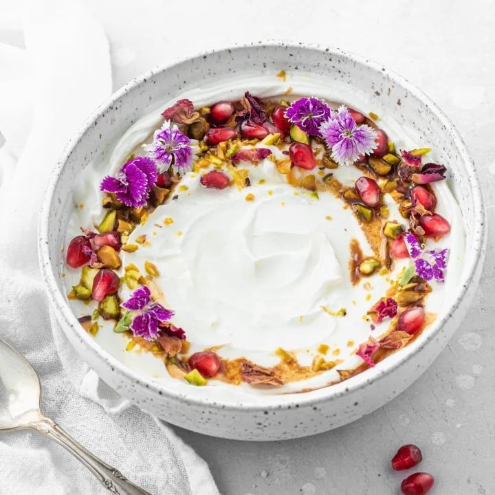 Labneh and Pomegranate Parfait