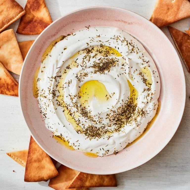 Labneh with Olive Oil and Za