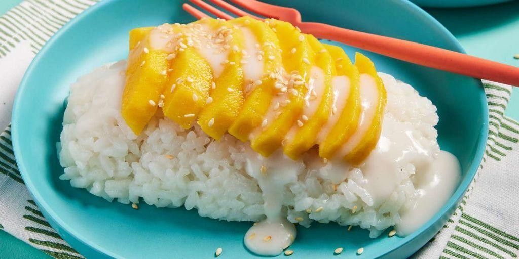Laos-style Sticky Rice with Mango