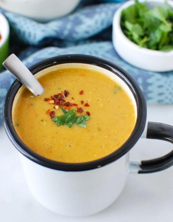 Lebanese Lentil Soup with Cumin