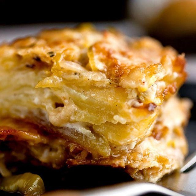 Leek and Potato Gratin