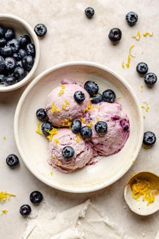 Lemon Berry Protein Ice Cream