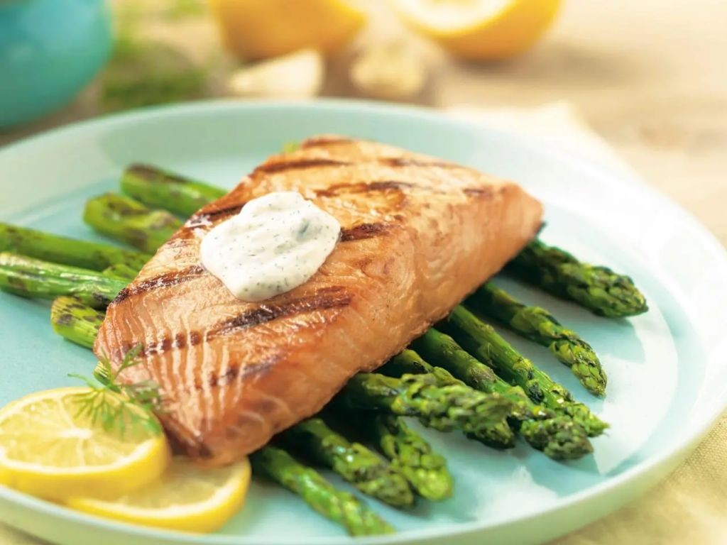 Lemon Dill Grilled Salmon