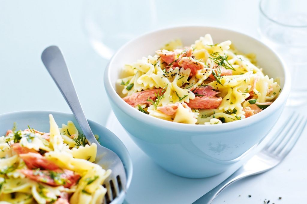 Lemon Dill Pasta with Smoked Salmon