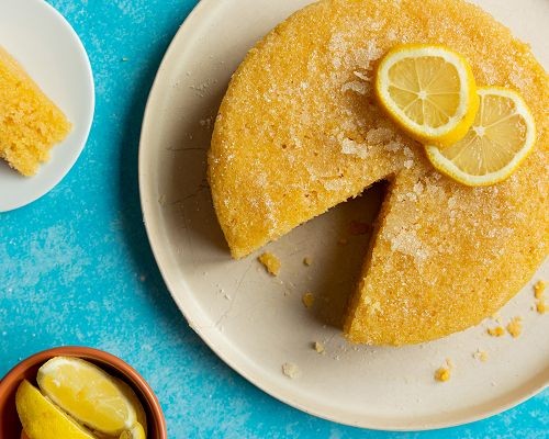 Lemon Drizzle Steamed Cake