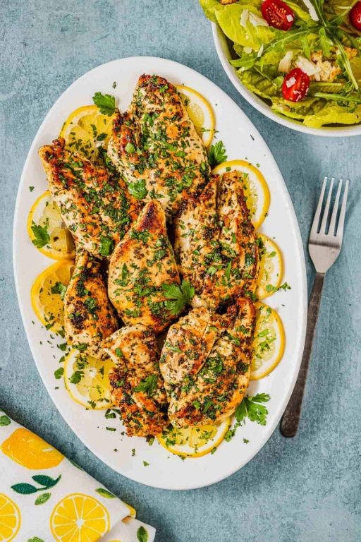 Lemon Garlic Baked Chicken Breast