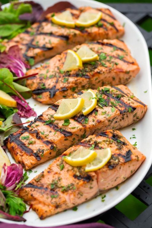 Lemon Herb Grilled Salmon