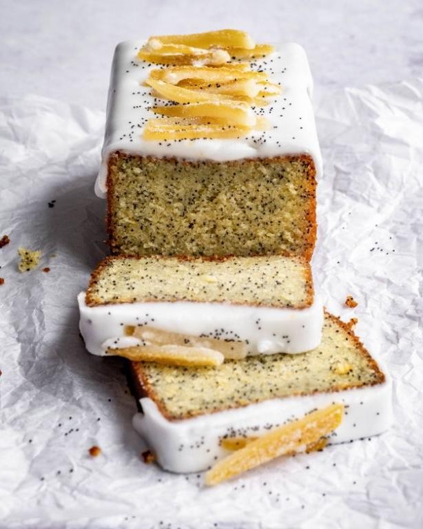 Lemon Marzipan Pound Cake