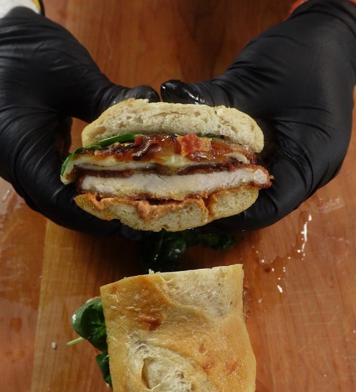 Lemon Pepper Chicken Cutlet Sandwich