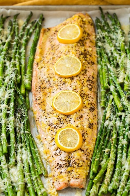 Lemon Pepper Salmon with Asparagus