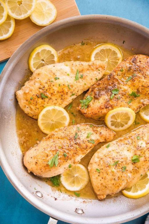 Lemon Pepper Scored Chicken Breast