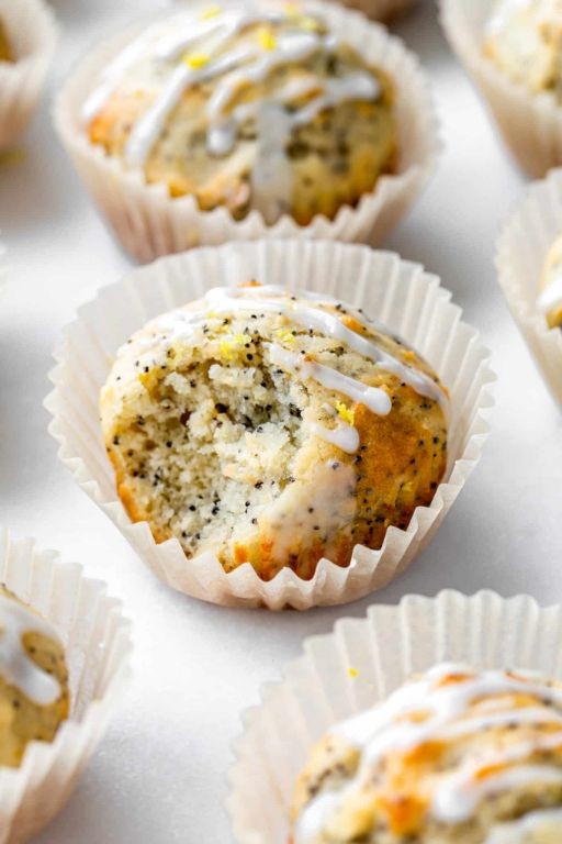 Lemon Poppy Seed Lowfat Muffins