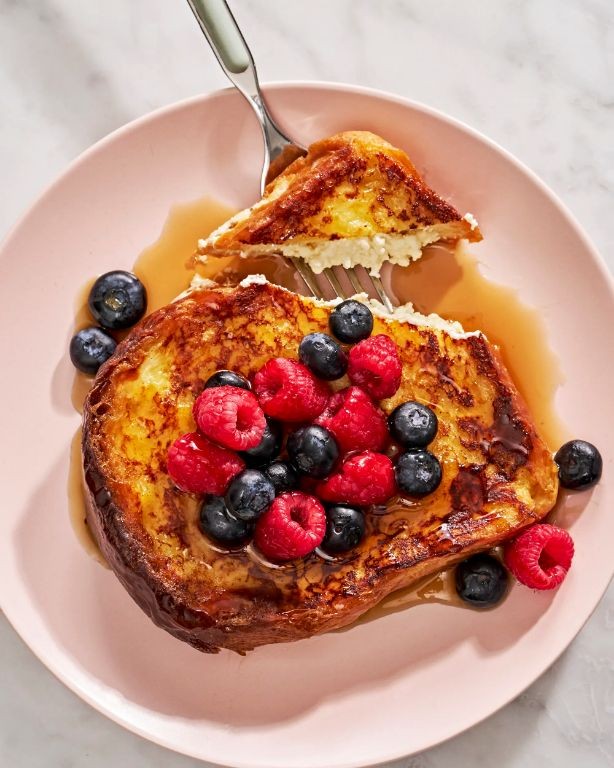 Lemon Ricotta Stuffed French Toast Solo Breakfast