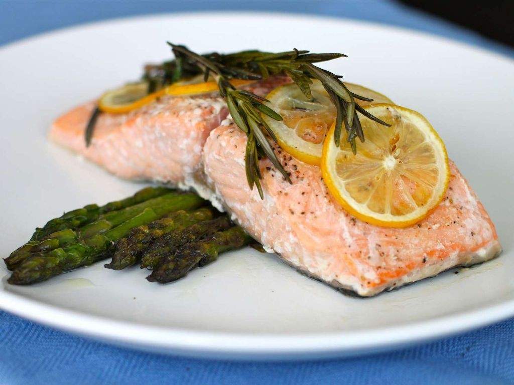 Lemon Rosemary Roasted Salmon