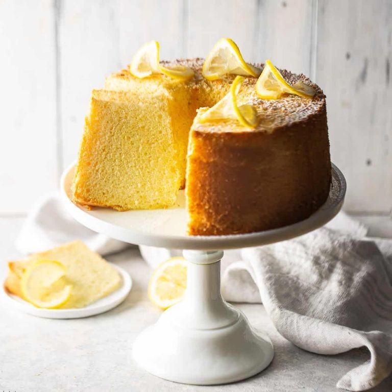 Lemon Zest Chiffon Cake