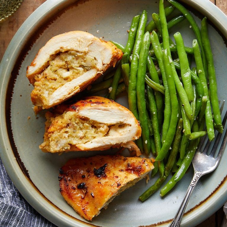 Lemon and Rosemary Stuffing Stuffed Chicken Breast