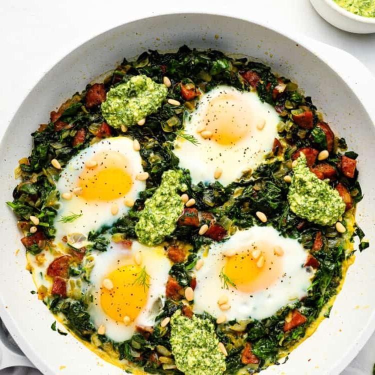Lemony Shakshouka with Fresh Dill