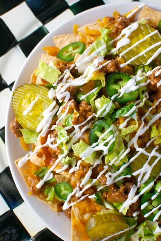Loaded Nacho Manwich with Guacamole