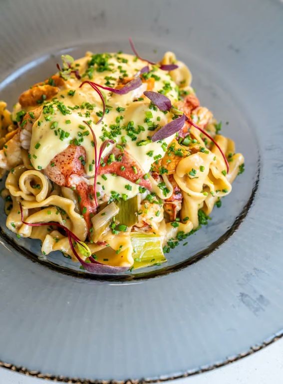 Lobster and Cream Campanelle Pasta