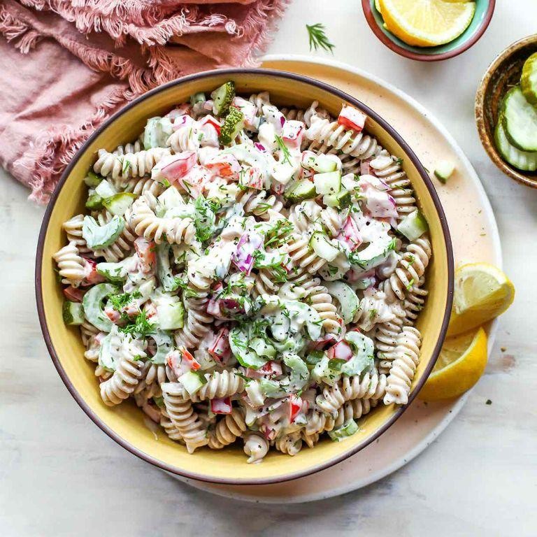 Macaroni Salad with Creamy Dill Dressing