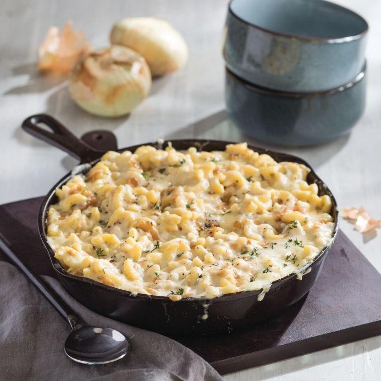 Macaroni and Cheese with Caramelized Onions