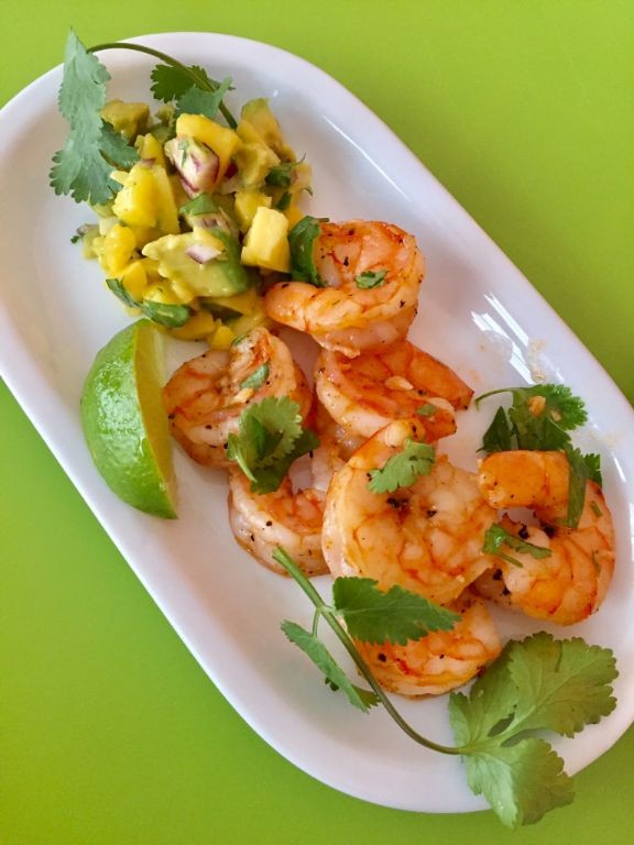 Mangú with Cilantro-Lime Shrimp
