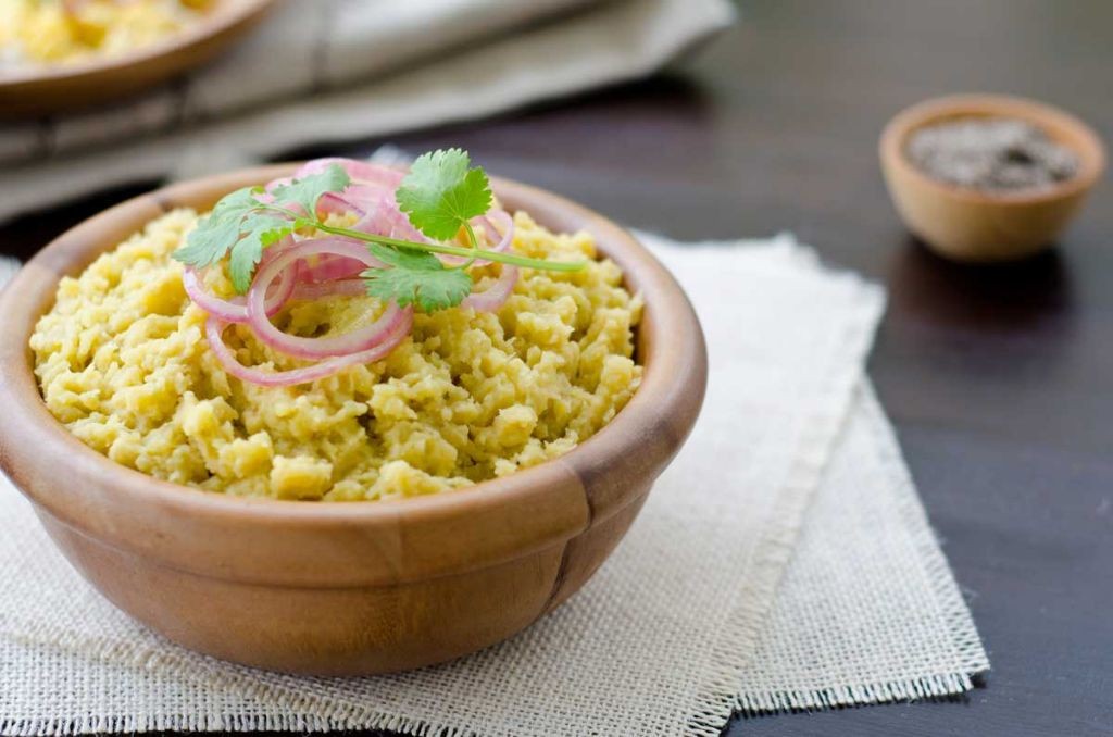 Mangú with Coconut Milk and Cilantro