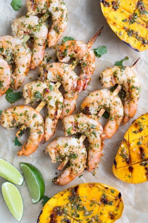 Mangú with Grilled Shrimp and Lime