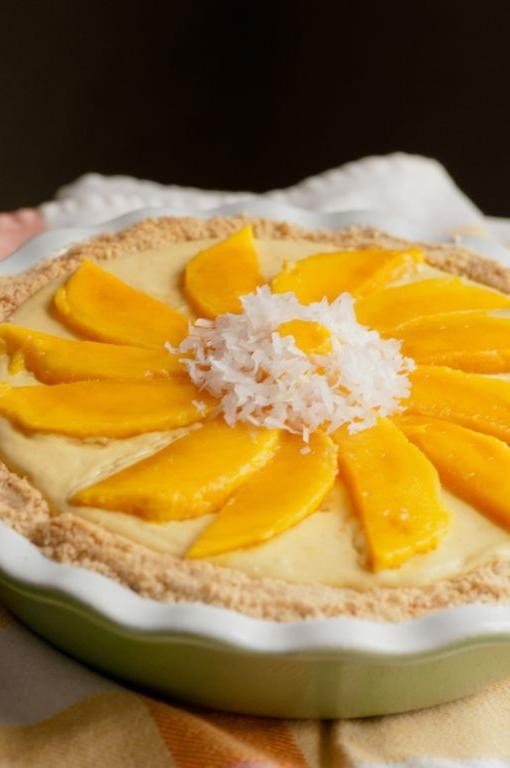 Mango Coconut Cream Pie