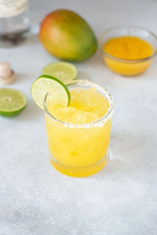 Mango Margarita Punch with Triple Sec