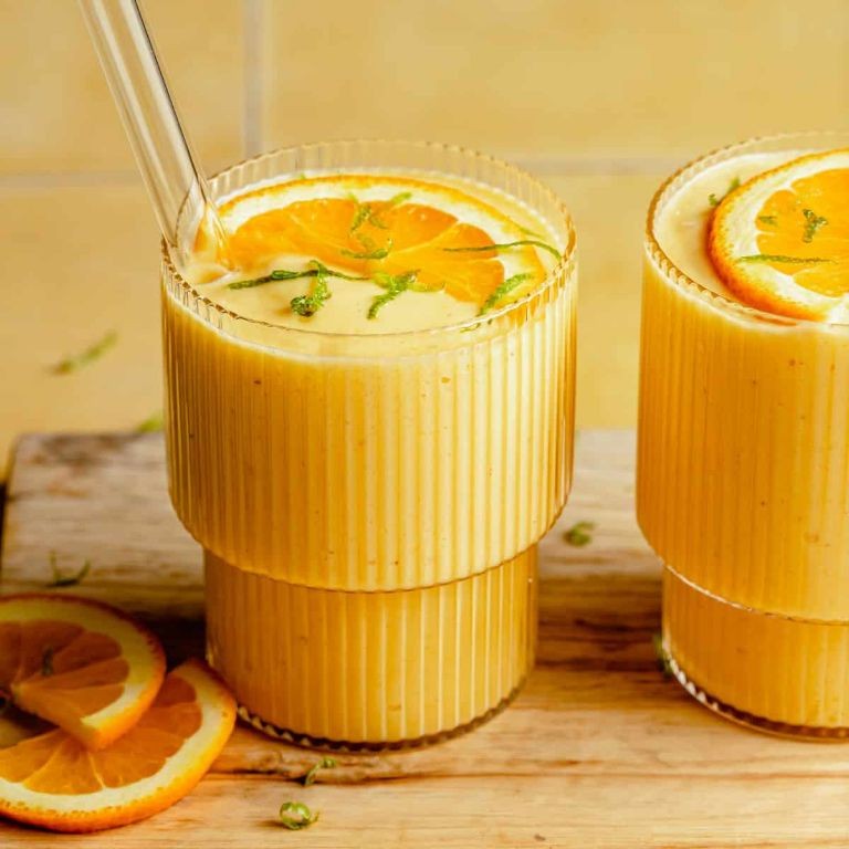 Mango Orange Greek Yogurt Smoothie