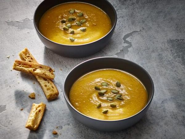 Maple Bacon Butternut Squash Soup