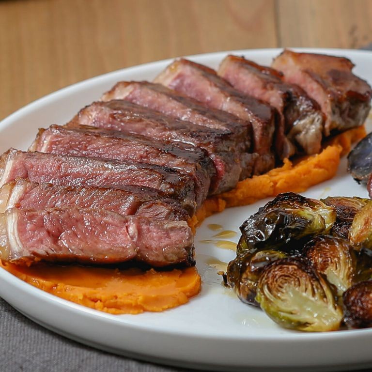 Maple Bourbon Glazed Ribeye Roast