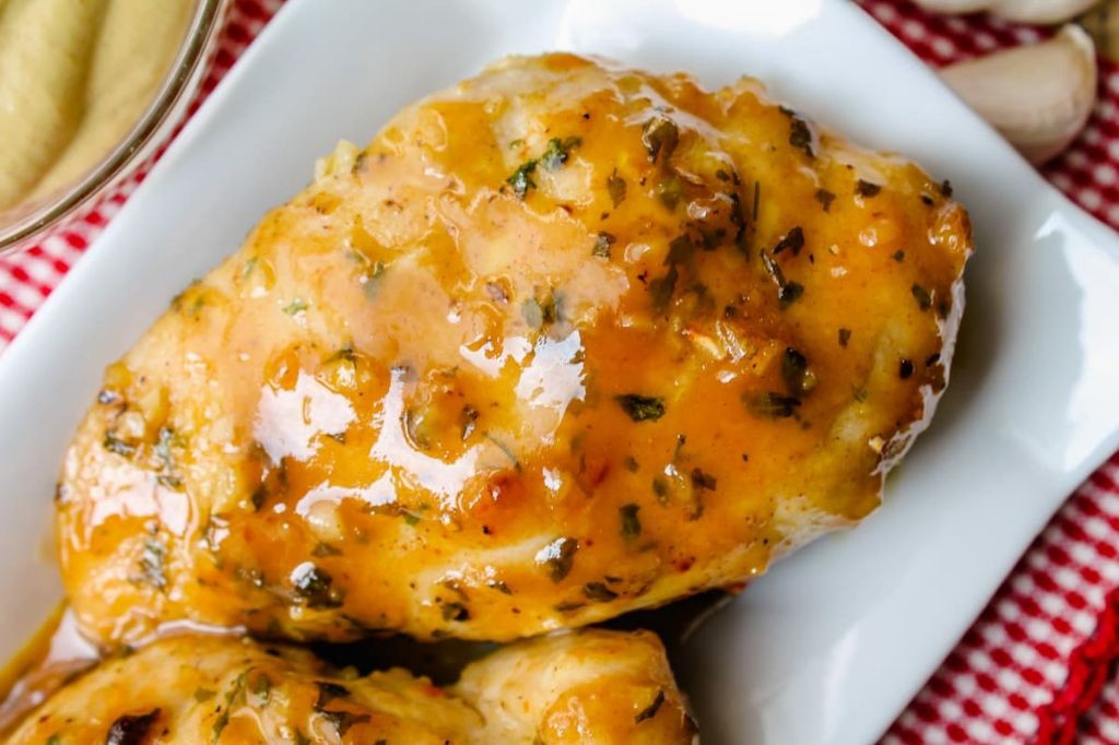 Maple Dijon Scored Chicken Breast