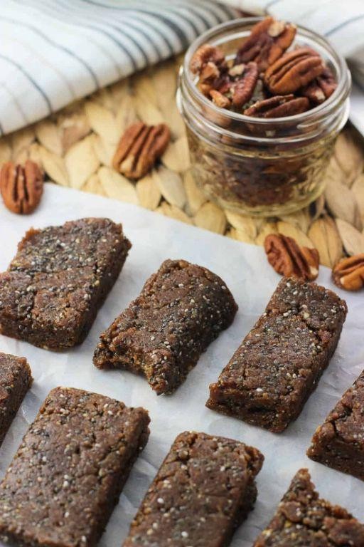 Maple Pecan Chia Seed Bars